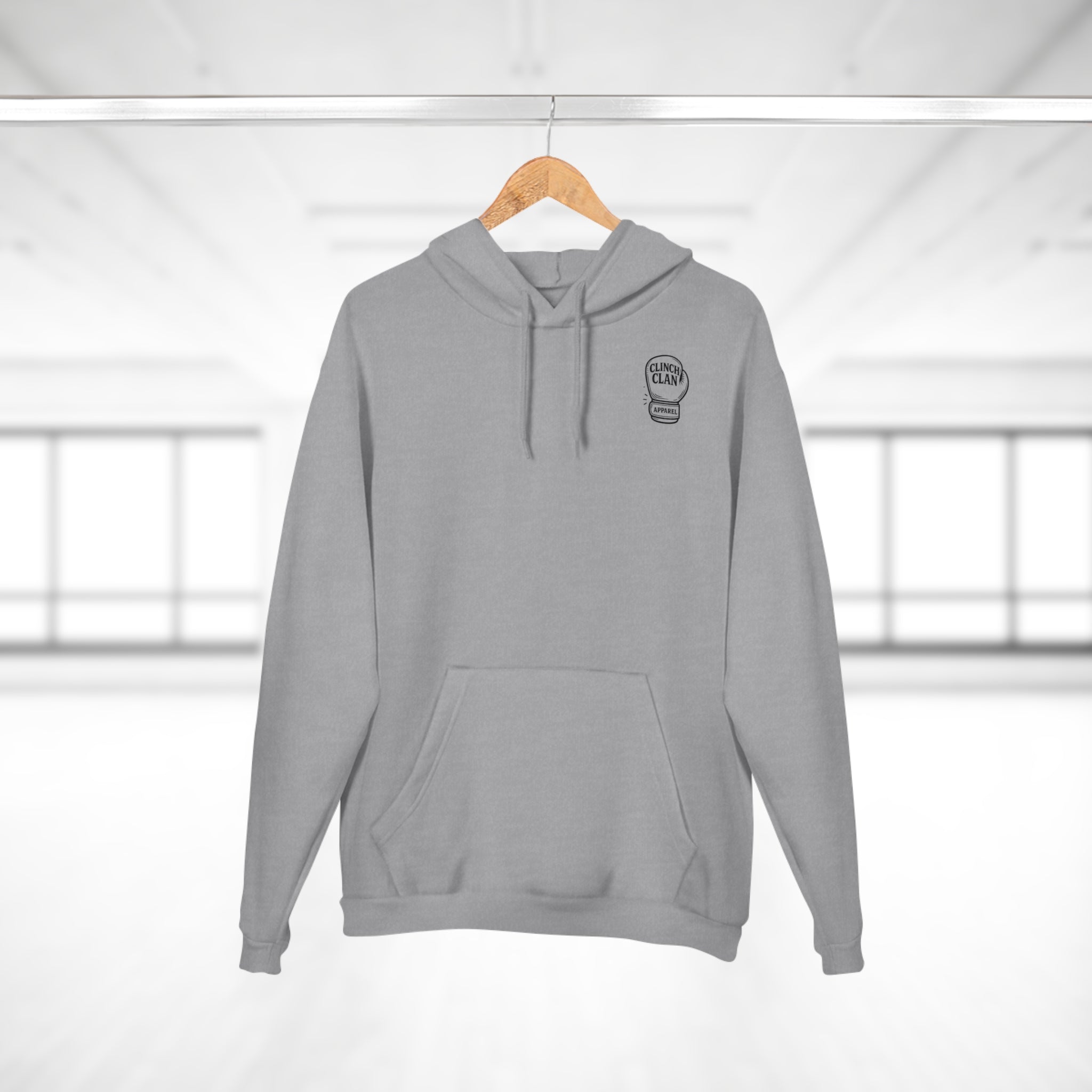 Centaur Boxer Hoodie - Heather Grey