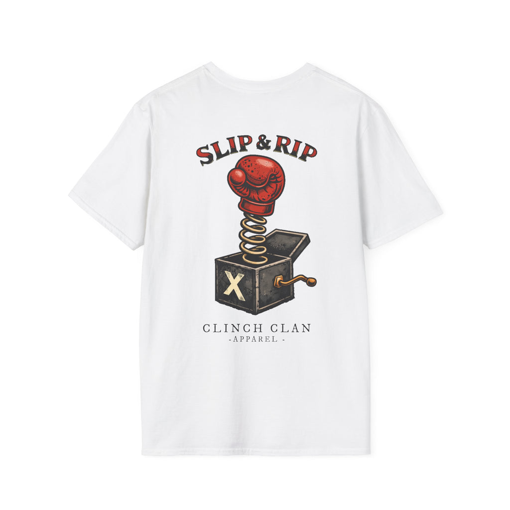 Slip & Rip Boxing Tee - White