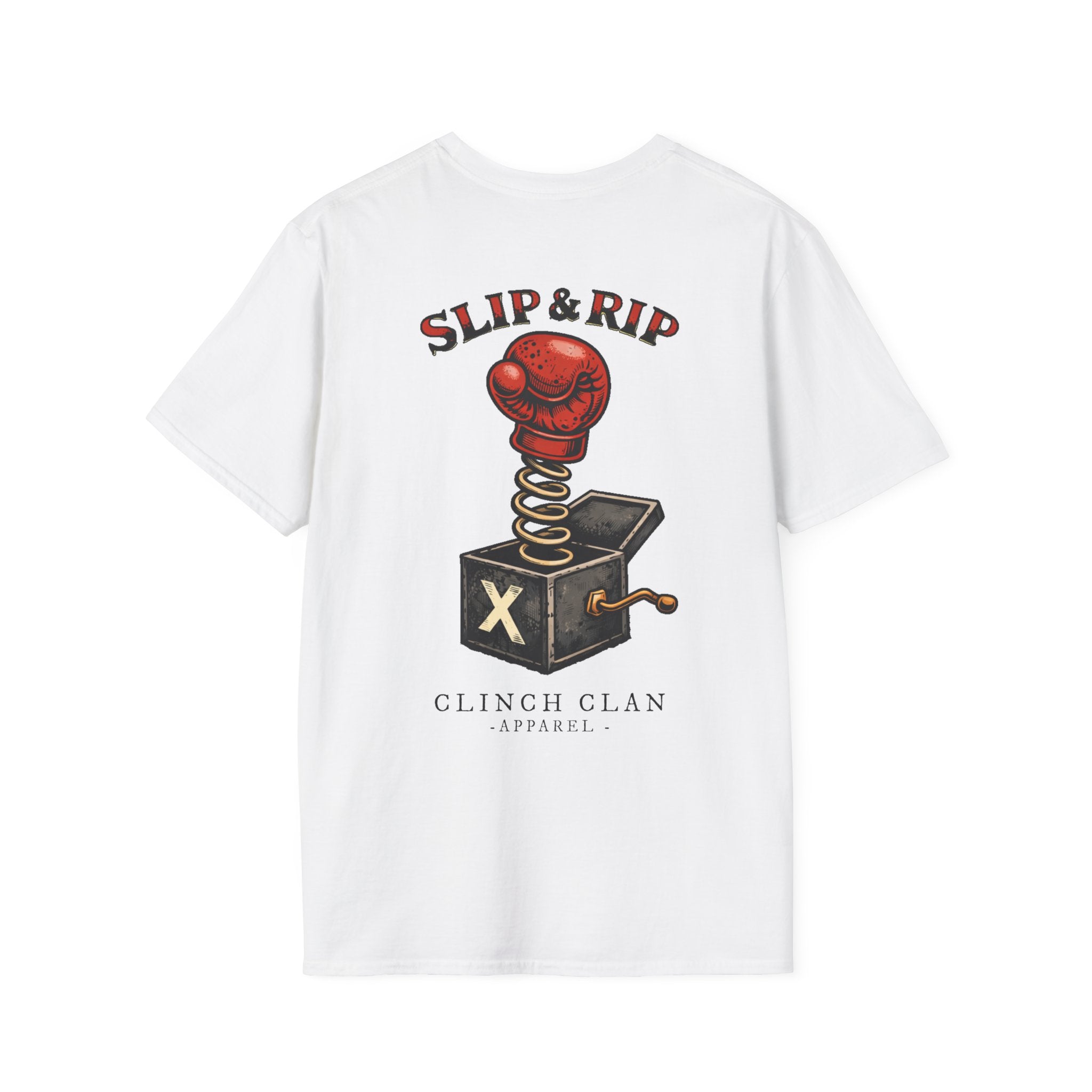 Slip & Rip Boxing Tee - White