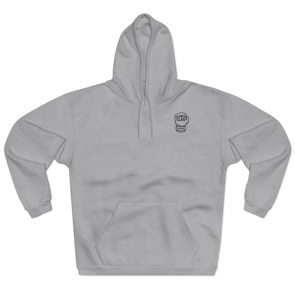 Centaur Boxer Hoodie - Heather Grey (Midweight)