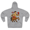 Centaur Boxer Hoodie - Heather Grey (Midweight)