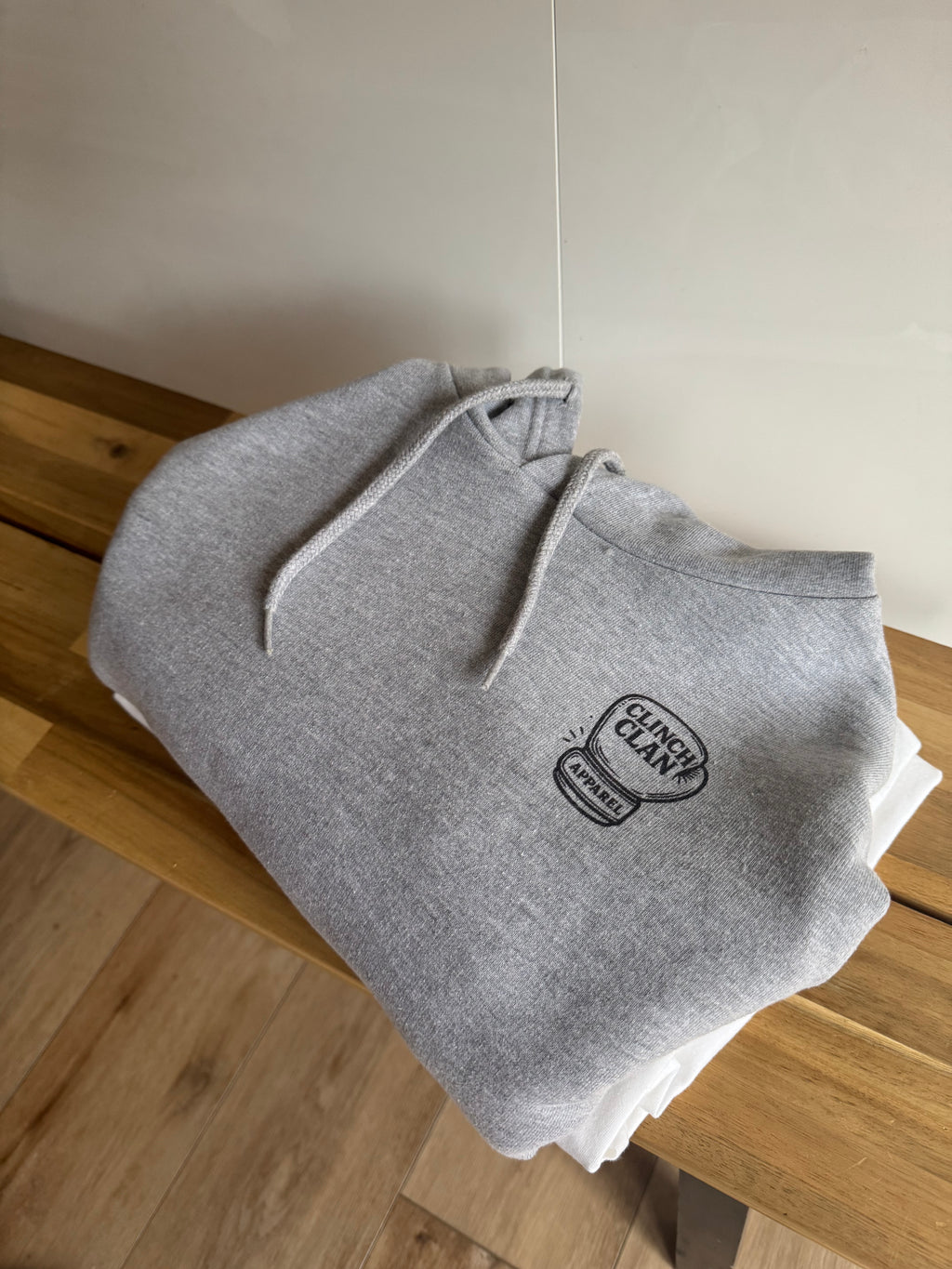 Centaur Boxer Hoodie - Heather Grey (Midweight)