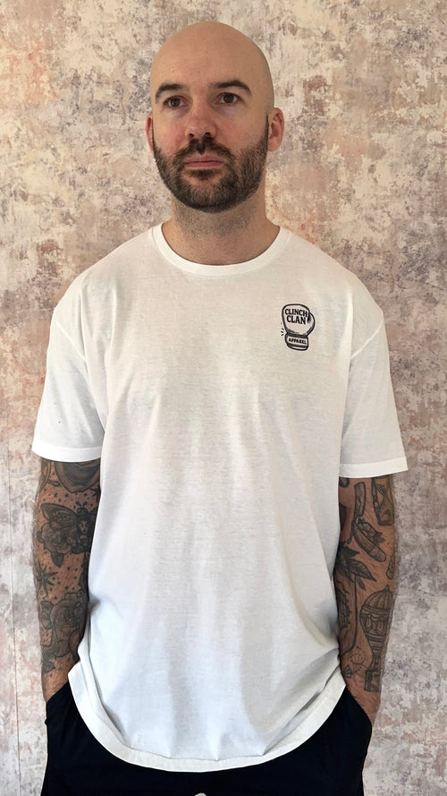 Slip & Rip Boxing Tee - White