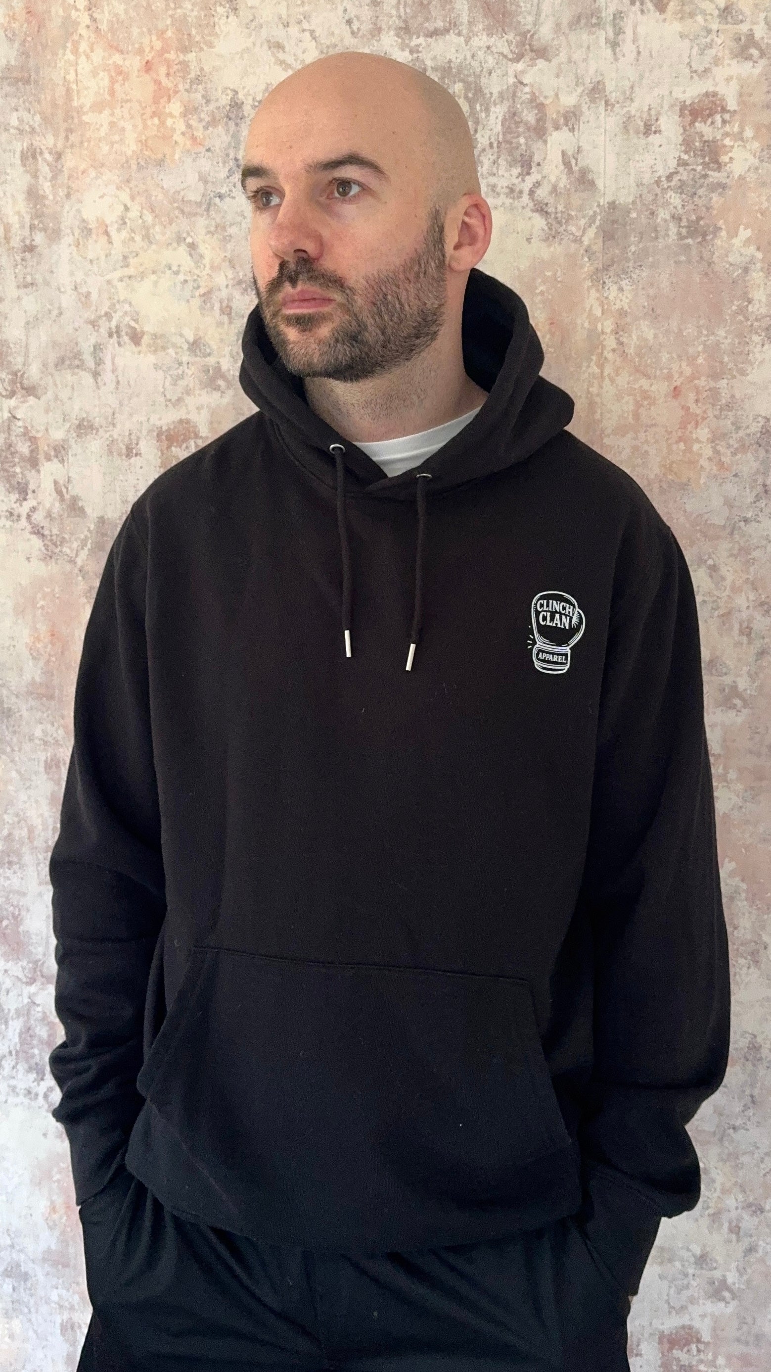 Centaur Boxer Hoodie - Black  (Signature Heavyweight)