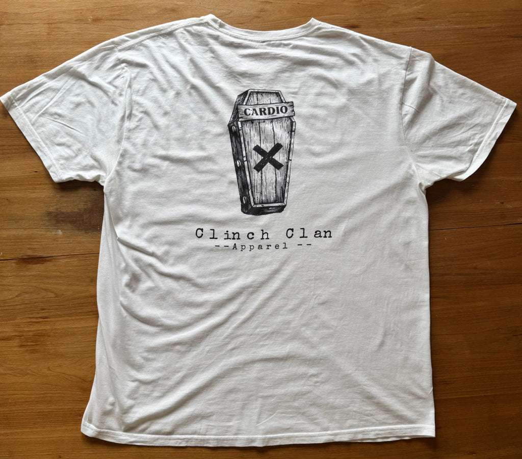 Cardio Kills Tee - White