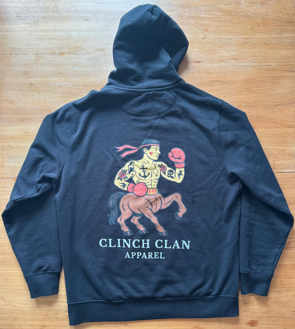 Centaur Boxer Hoodie - Black  (Signature Heavyweight)